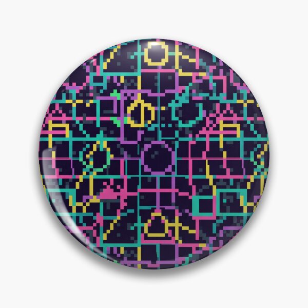 Item preview, Retro Geometric Grid Wave Seamless Pattern in Neon Colors designed and sold by patternproai.