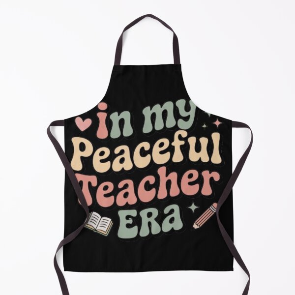 Item preview, In My Peaceful Teacher Era Retro Minimalist Pastel Aesthetic T‑Shirt designed and sold by Youpiworld.