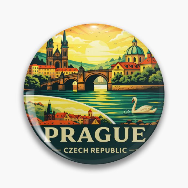 Item preview, Prague Retro Travel Graphic Design designed and sold by Timegraf.