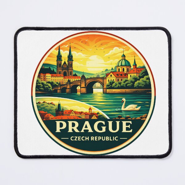 Item preview, Prague Retro Travel Graphic Design designed and sold by Timegraf.