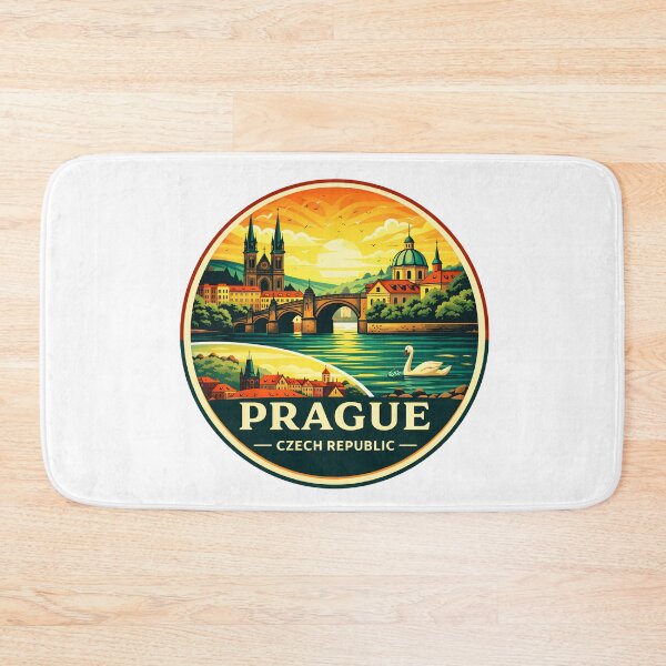 Item preview, Prague Retro Travel Graphic Design designed and sold by Timegraf.