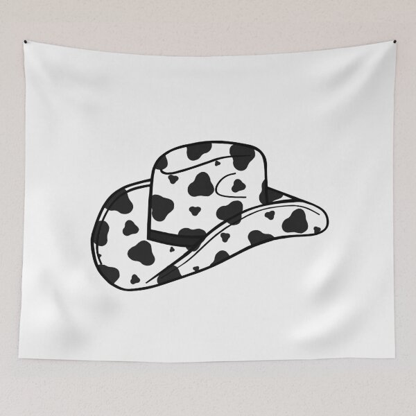 Item preview, Black Cow Spots Western Cowboy Hat designed and sold by Sartoris Art.