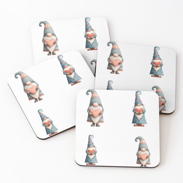 Item preview, Mini Valentines day gnomes with hearts sticker pack designed and sold by MendaciousMina.
