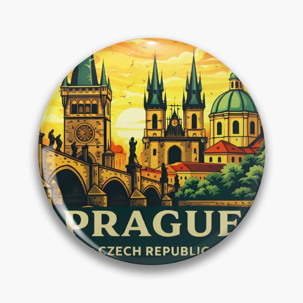 Item preview, Prague Retro Travel Graphic Design designed and sold by Timegraf.