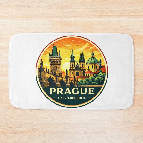 Item preview, Prague Retro Travel Graphic Design designed and sold by Timegraf.