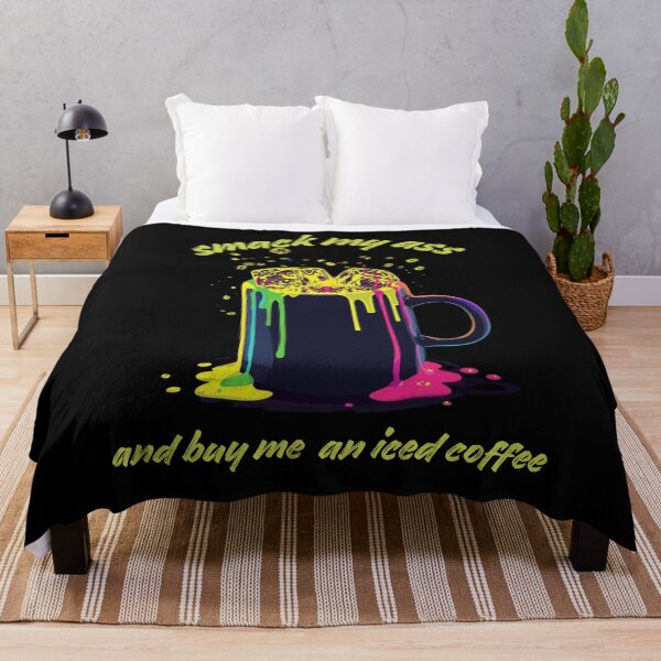 Item preview, Smack My Ass And Buy Me An Iced Coffee Essential T-shirt For Coffee Lovers designed and sold by PaulaArtworks.