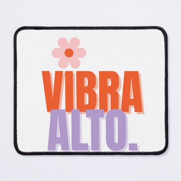 Item preview, Vibra Alto – Positive Vibes Typography Design | Aesthetic Motivation Quote designed and sold by Clauzierra.
