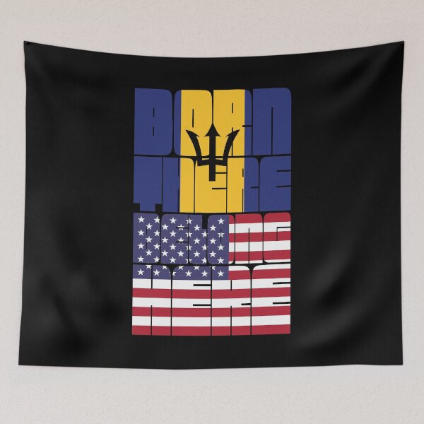 Item preview, Born Barbados Belong American designed and sold by FlagX.