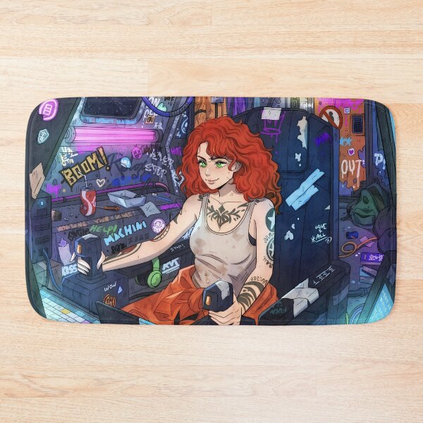 Item preview, Synthwave Space Pilot | Neon Cyberpunk Art designed and sold by GM Elias.