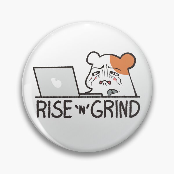 Item preview, Kawaii Cute Hamster Rise and Grind Valentines Day Gift designed and sold by pocapuff.