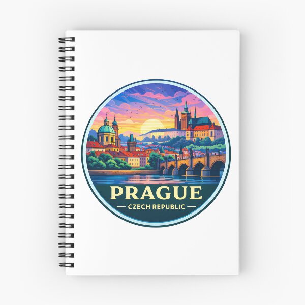 Item preview, Prague Czech Republic Retro Travel Emblem designed and sold by Timegraf.