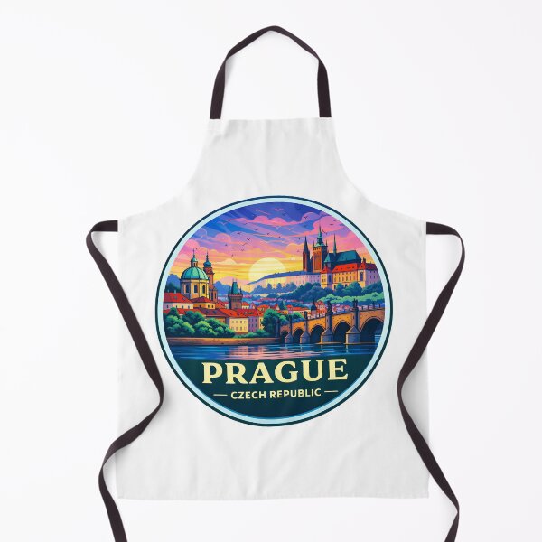 Item preview, Prague Czech Republic Retro Travel Emblem designed and sold by Timegraf.