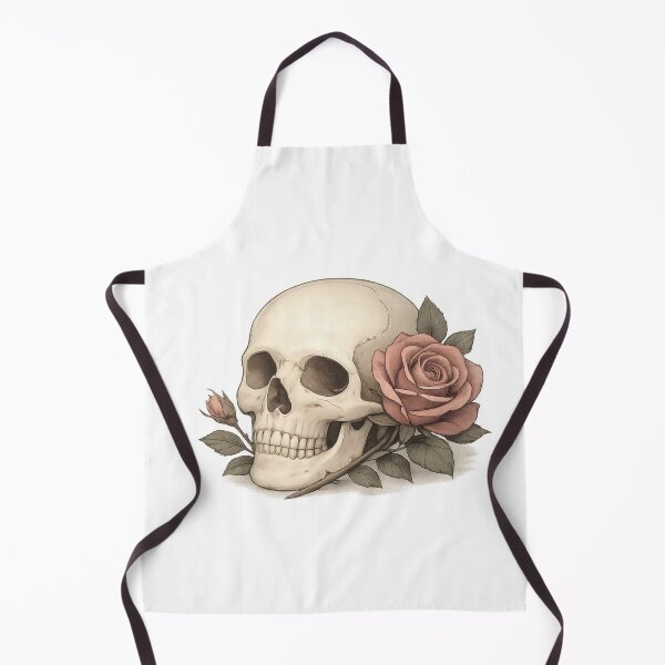 Item preview, Skull with Vintage Roses designed and sold by jgvisualarts.
