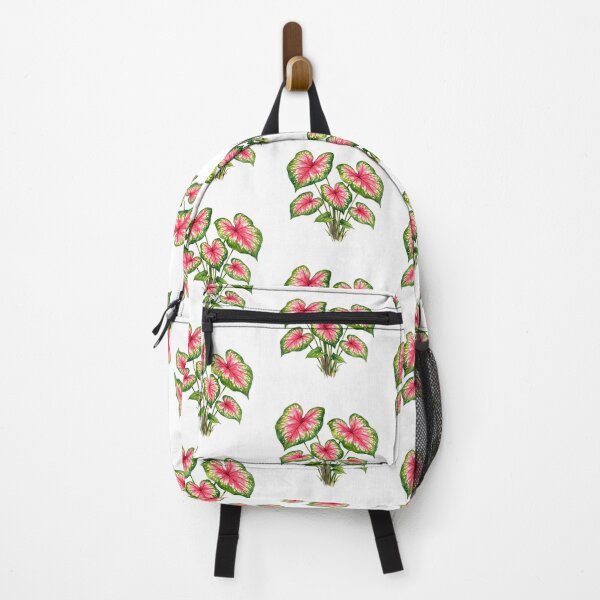 Item preview, Watercolor Pink Caladium Plant Leaves designed and sold by silviaol.