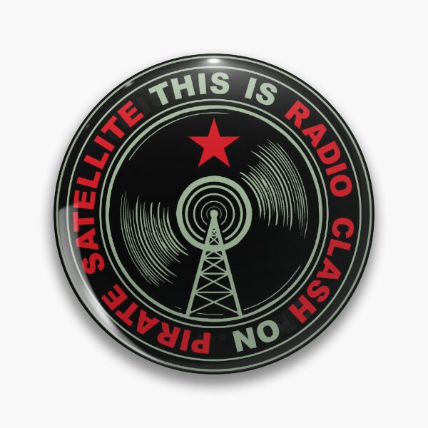 Item preview, Vintage 1980s Style British Punk Rock Radio Clash Retro Graphic designed and sold by wmxdesign.