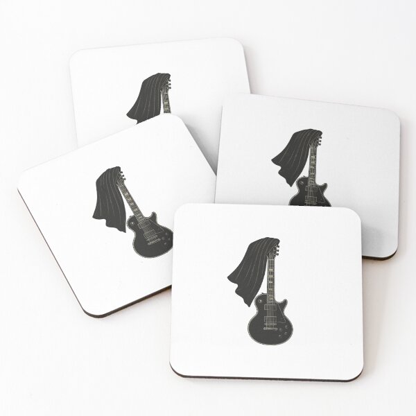 Item preview, Noir Electric Guitar - Minimalist Dark Music Art designed and sold by UNITEDTASTES.