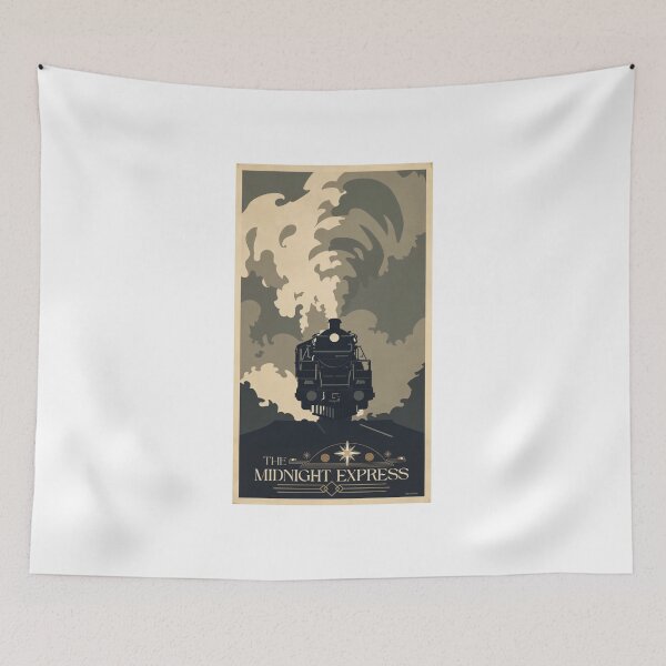 Item preview, Vintage Steam Train - The Midnight Expresss designed and sold by ArtbyClarkie.