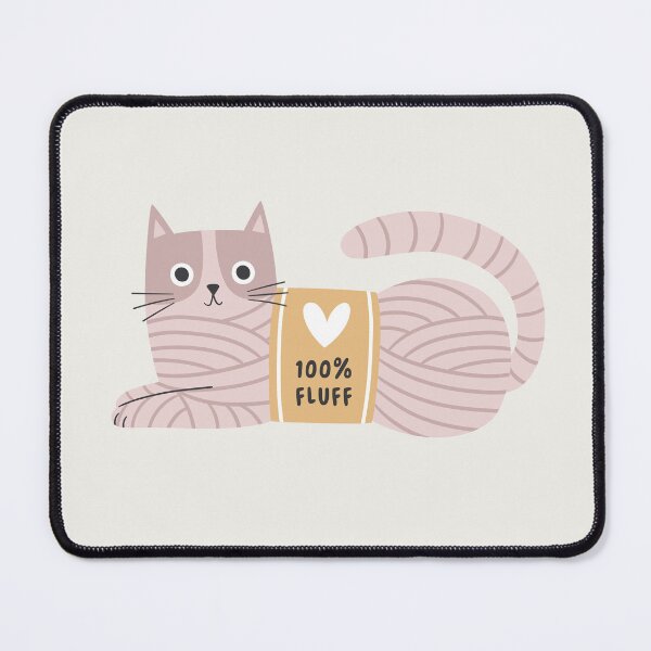 Item preview, 100% fluff cat yarn - pink designed and sold by OHBOY! Handmade.