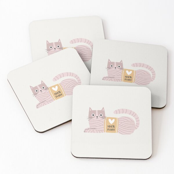 Item preview, 100% fluff cat yarn - pink designed and sold by OHBOY! Handmade.