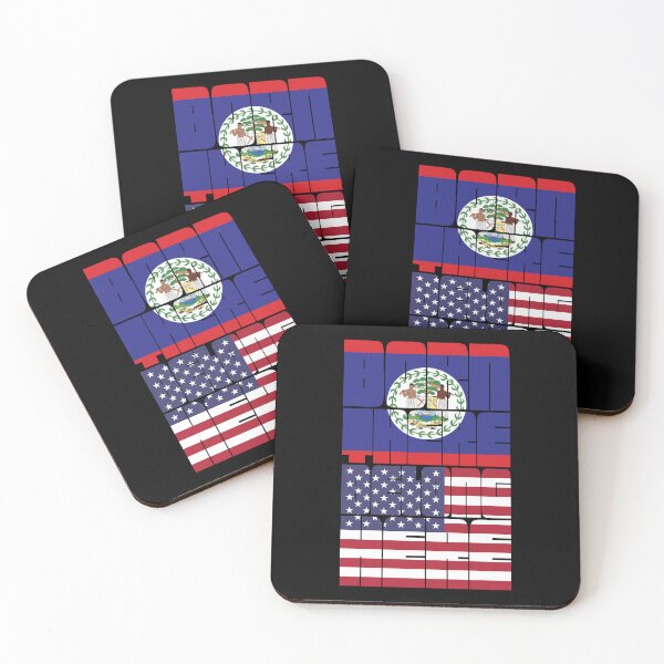 Item preview, Born Belize Belong American designed and sold by FlagX.