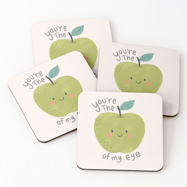 Item preview, You're the Apple of my eye - green designed and sold by OHBOY! Handmade.