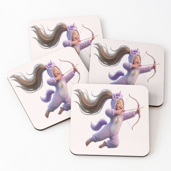 Item preview, Adventurous Sagittarius Zodiac Girl Flying with Bow and Arrow designed and sold by PixMoody.