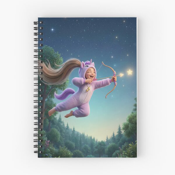 Item preview, Adventurous Sagittarius Zodiac Girl Flying with Bow and Arrow designed and sold by PixMoody.