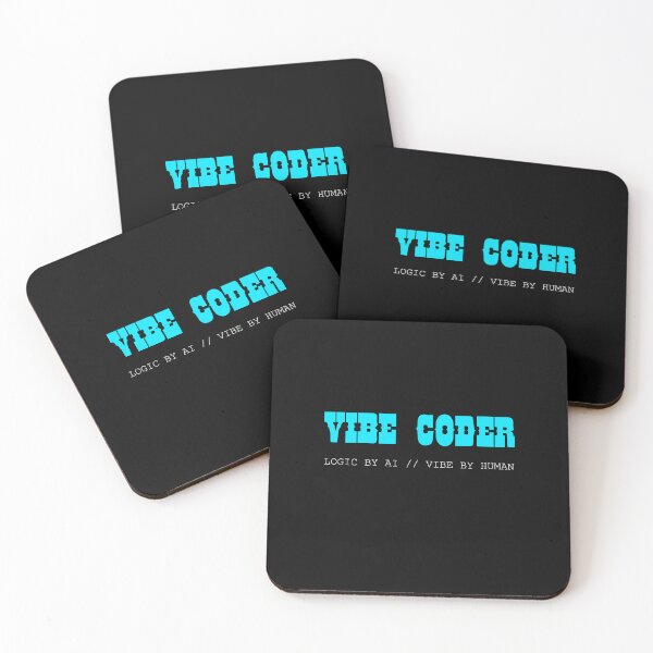 Item preview, Vibe Coder AI Programming Label designed and sold by Mikidesign1988.