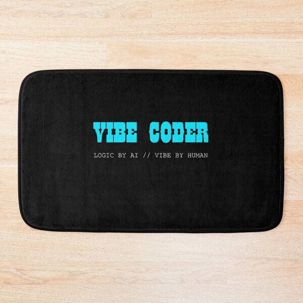 Item preview, Vibe Coder AI Programming Label designed and sold by Mikidesign1988.