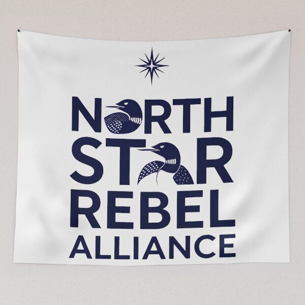 Item preview, Minnesota Rebel North Star Rebel Alliance Loon Art designed and sold by Uglyandcute.
