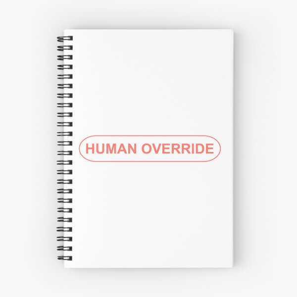 Item preview, Human Override - AI Safety & Ethics Label designed and sold by Mikidesign1988.