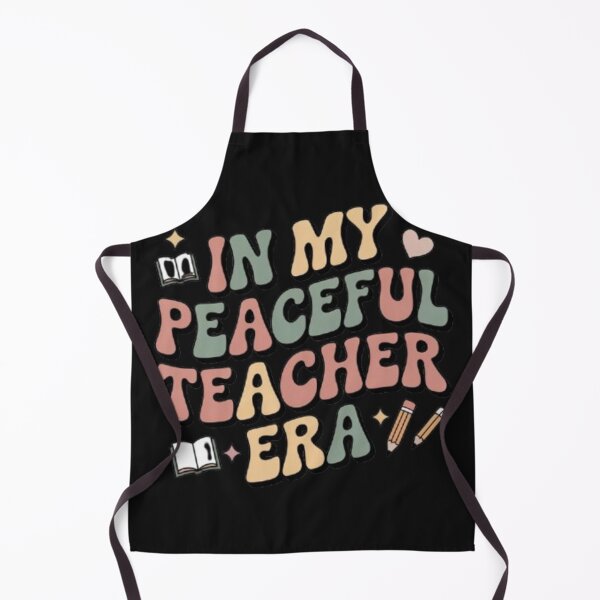 Item preview, In My Peaceful Teacher Era Retro Minimalist Pastel Aesthetic T‑Shirt designed and sold by Youpiworld.