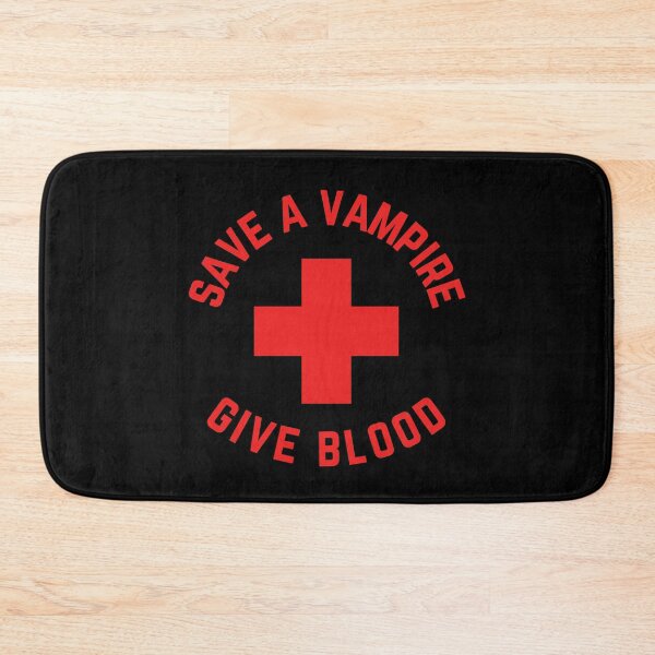 Item preview, Funny Halloween Save a Vampire Give Blood  designed and sold by StudioTina.