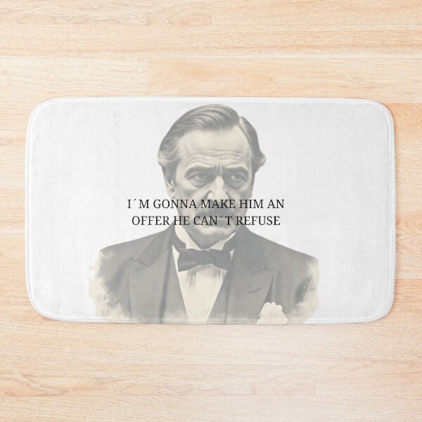 Item preview, The Don's Offer - Classic Mobster Movie Quote Art designed and sold by birleşik zevkler.