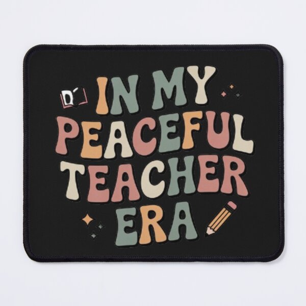 Item preview,  In My Peaceful Teacher Era Retro Minimalist Pastel Aesthetic T‑Shirt designed and sold by Youpiworld.