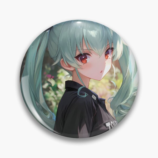 Item preview, Anchovy Girls Panzer Teal Twintails And Sunny Street Vibes designed and sold by mildaclairmo.