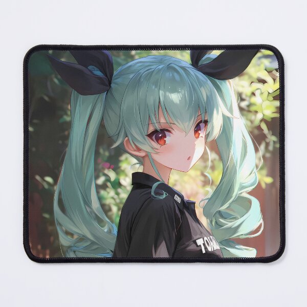 Item preview, Anchovy Girls Panzer Teal Twintails And Sunny Street Vibes designed and sold by mildaclairmo.