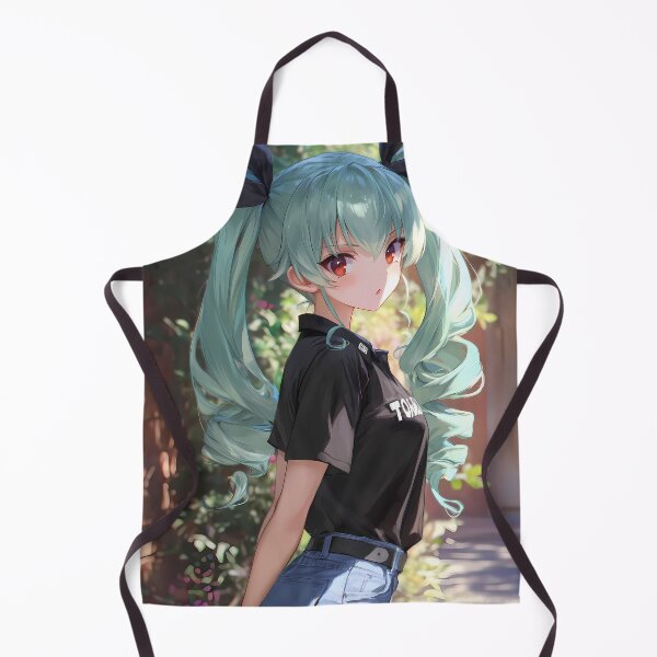 Item preview, Anchovy Girls Panzer Teal Twintails And Sunny Street Vibes designed and sold by mildaclairmo.