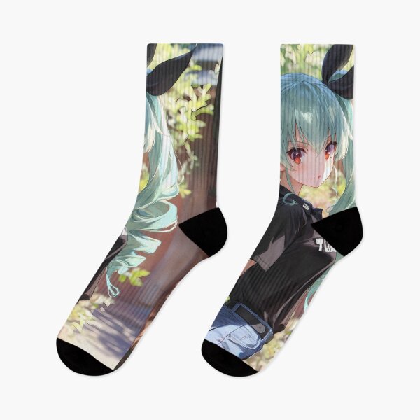 Item preview, Anchovy Girls Panzer Teal Twintails And Sunny Street Vibes designed and sold by mildaclairmo.