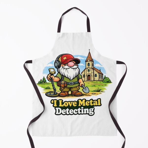 Item preview, Gnome Metal Detector Hobbyist – I Love Metal Detecting designed and sold by Moriarty's Digital Visions.