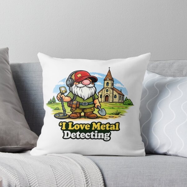 Item preview, Gnome Metal Detector Hobbyist – I Love Metal Detecting designed and sold by Moriarty's Digital Visions.