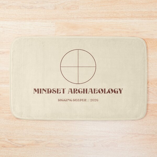 Item preview, Mindset Archaeology - Earthy Minimalist Quote designed and sold by Mikidesign1988.