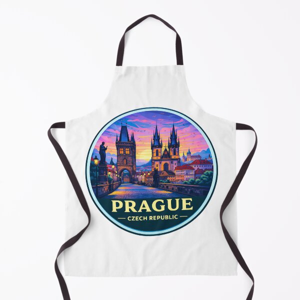 Item preview, Prague Czech Republic Retro Travel Emblem designed and sold by Timegraf.