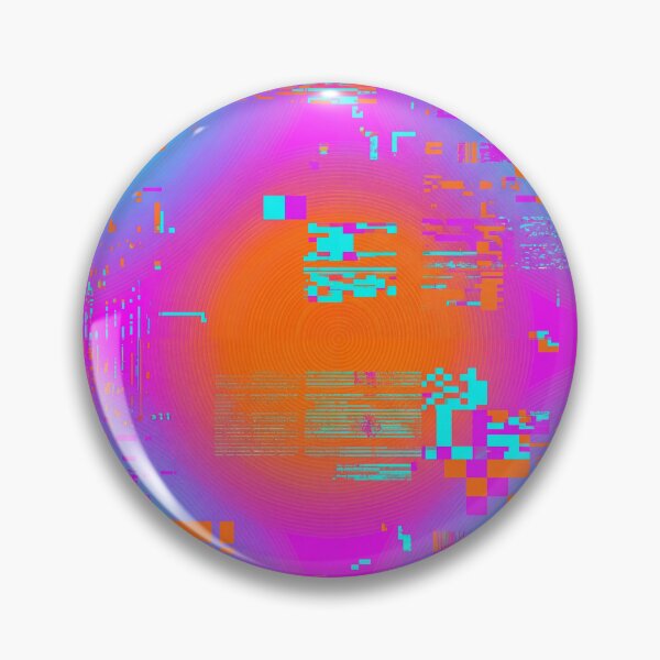 Item preview, Radial Glitch Gradient Seamless Textile Pattern Retro 80s 90s Style designed and sold by patternproai.