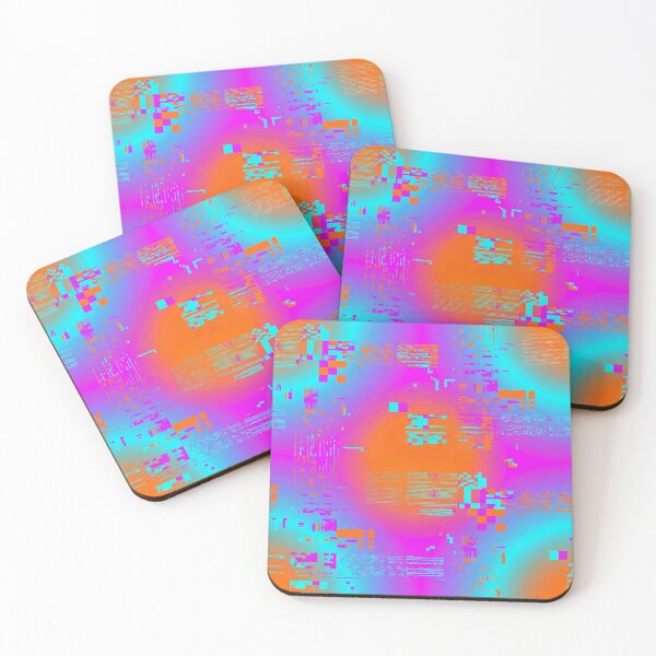 Item preview, Radial Glitch Gradient Seamless Textile Pattern Retro 80s 90s Style designed and sold by patternproai.