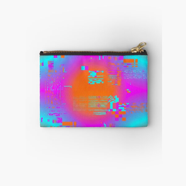 Item preview, Radial Glitch Gradient Seamless Textile Pattern Retro 80s 90s Style designed and sold by patternproai.