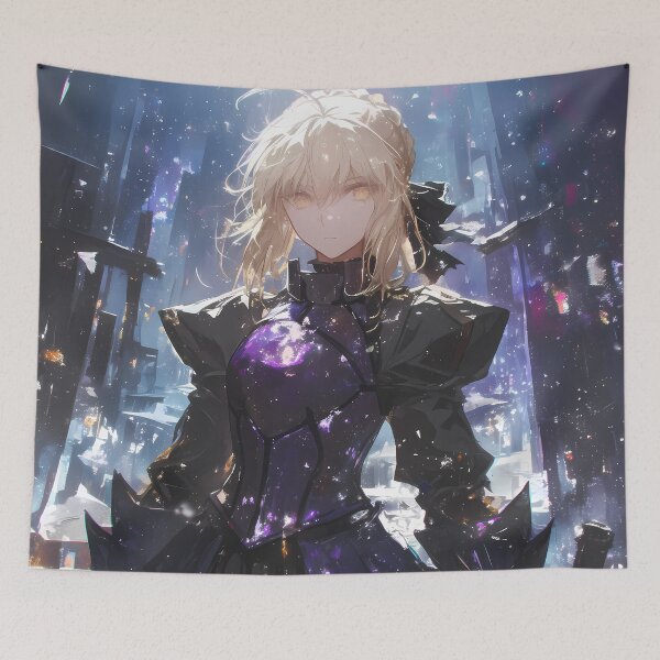 Item preview, Saber Alter Fatestaynight Armored Galaxy Purple Night designed and sold by mildaclairmo.