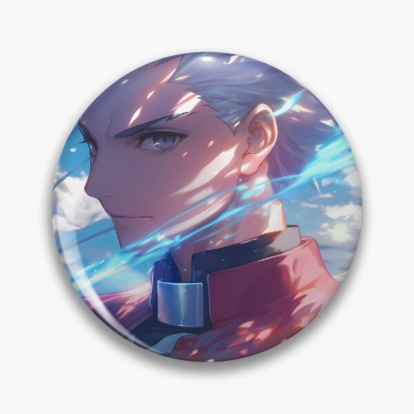 Item preview, Archer fate stay night Silver Hair Red Blue Energy Sky designed and sold by mildaclairmo.