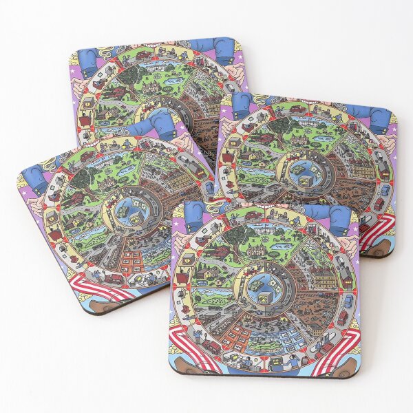 Item preview, The American Nightmare | Postmodern USA Samsara Wheel designed and sold by Based History.