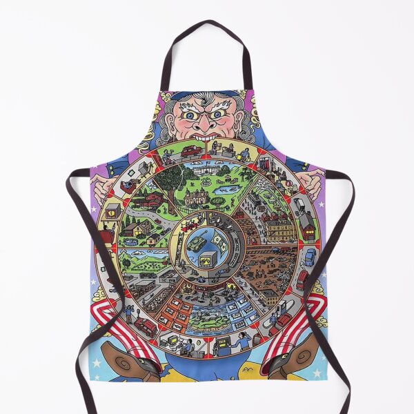 Item preview, The American Nightmare | Postmodern USA Samsara Wheel designed and sold by Based History.